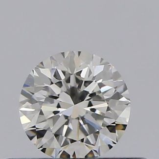 0.30 Carat Round H VVS1 VG EX GIA Natural Diamond