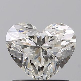 0.91 Carat Heart I SI2 - EX VG GIA Natural Diamond