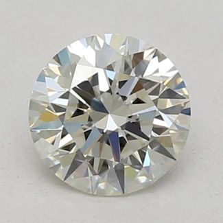 0.40 Carat Round I VVS1 EX GIA Natural Diamond