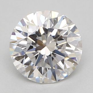 0.52 Carat Round D VVS1 EX GIA Natural Diamond