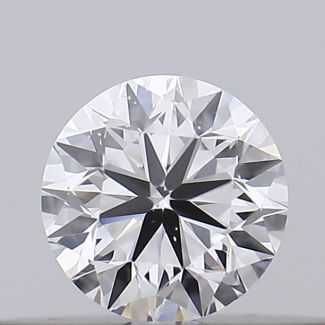 0.18 Carat Round D VS1 VG EX GIA Natural Diamond