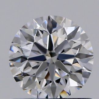 0.70 Carat Round D VVS2 VG EX GIA Natural Diamond