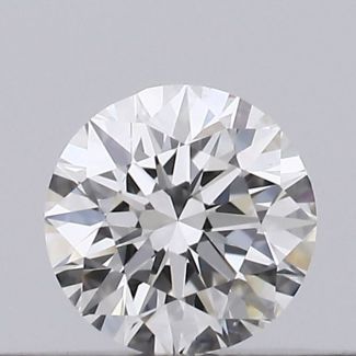 0.18 Carat Round H VS2 EX VG GIA Natural Diamond