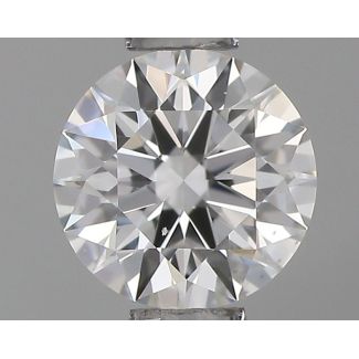 0.43 Carat Round F VS1 EX GIA Natural Diamond