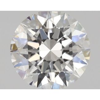 0.6 Carat Round F VVS2 EX GIA Natural Diamond