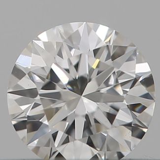 0.24 Carat Round F VS2 EX GIA Natural Diamond