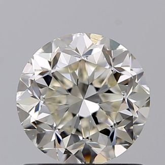 1.00 Carat Round K SI1 F EX GIA Natural Diamond