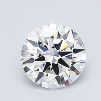 0.9 Carat Round D VVS1 EX GIA Natural Diamond