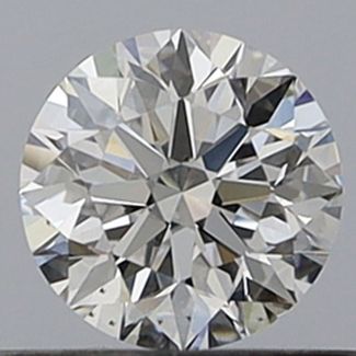 0.5 Carat Round D VS2 EX GIA Natural Diamond