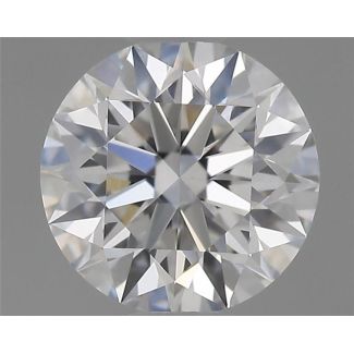 0.44 Carat Round E VVS1 EX GIA Natural Diamond