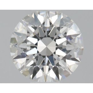 0.34 Carat Round D VVS1 EX GIA Natural Diamond