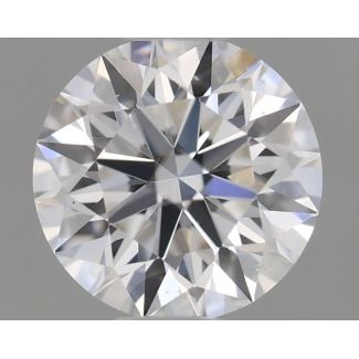 0.55 Carat Round E VS2 EX GIA Natural Diamond