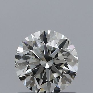 0.70 Carat Round I SI1 VG EX GIA Natural Diamond