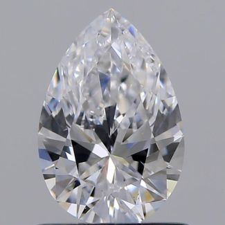 0.70 Carat Pear D VS2 - VG GIA Natural Diamond