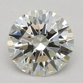 0.50 Carat Round F VVS1 EX GIA Natural Diamond