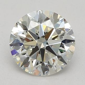 0.60 Carat Round I VVS1 VG EX GIA Natural Diamond