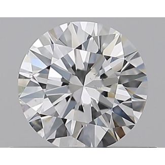 0.5 Carat Round F VS2 EX GIA Natural Diamond