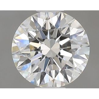 0.5 Carat Round H VS2 EX GIA Natural Diamond