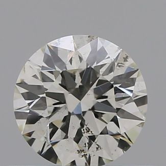 0.40 Carat Round I SI1 EX GIA Natural Diamond