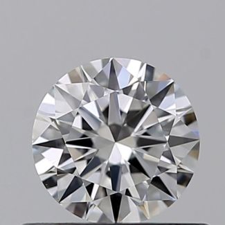 0.42 Carat Round E VS2 EX GIA Natural Diamond