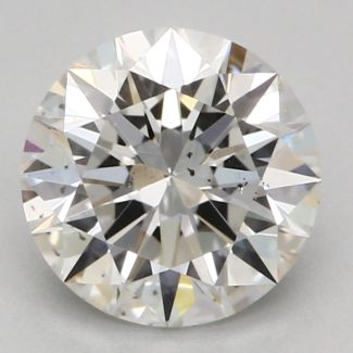 0.5 Carat Round H SI1 EX GIA Natural Diamond