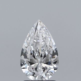 1.50 Carat Pear D SI2 - VG G GIA Natural Diamond