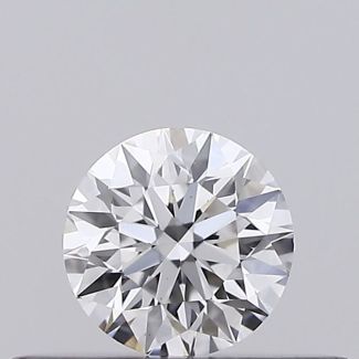 0.21 Carat Round D VS1 EX GIA Natural Diamond