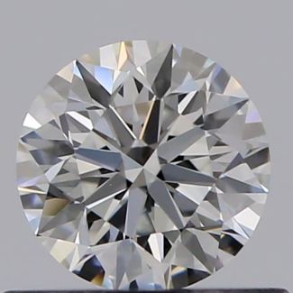 0.46 Carat Round F VS1 EX GIA Natural Diamond