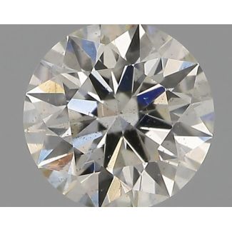 0.31 Carat Round H SI1 EX IGI Natural Diamond