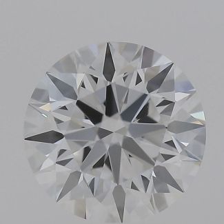 1.33 Carat Round D VVS2 EX GIA Natural Diamond