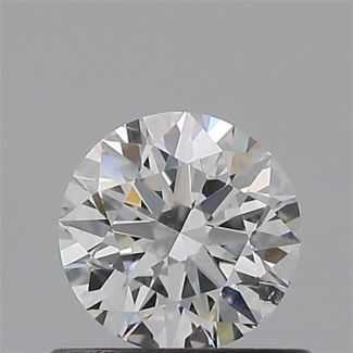 0.50 Carat Round D SI1 EX VG GIA Natural Diamond