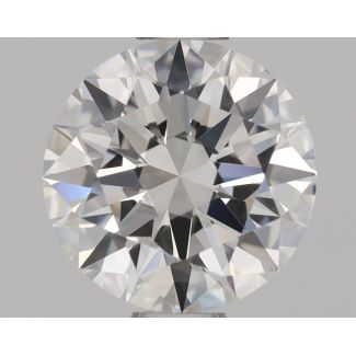 0.81 Carat Round F VS1 EX GIA Natural Diamond