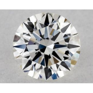 0.34 Carat Round H VVS2 EX GIA Natural Diamond