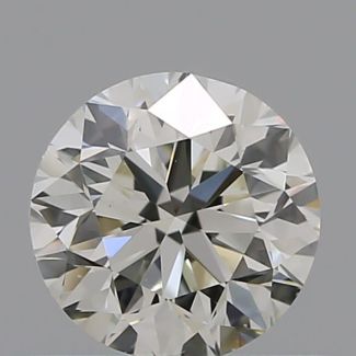 0.50 Carat Round J VS2 GD EX VG GIA Natural Diamond