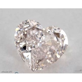 1.66 Carat Heart Light Pink VS2 - VG GIA Natural Diamond