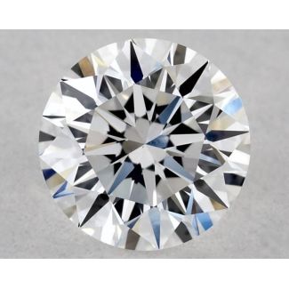 0.51 Carat Round D VVS2 EX GIA Natural Diamond