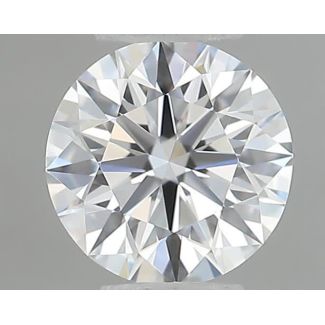 0.34 Carat Round E VVS1 EX GIA Natural Diamond