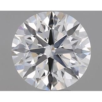 0.84 Carat Round F VS1 EX GIA Natural Diamond