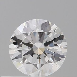 0.34 Carat Round D VVS1 EX GIA Natural Diamond