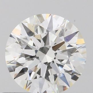 0.64 Carat Round F SI1 EX GIA Natural Diamond