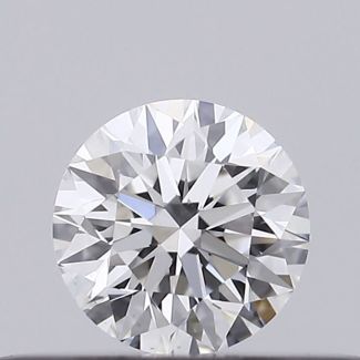 0.23 Carat Round D VS1 EX GIA Natural Diamond