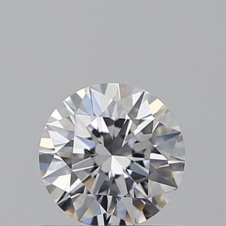 0.51 Carat Round D VVS2 EX GIA Natural Diamond