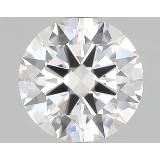 0.7 Carat Round H VVS2 EX VG GIA Natural Diamond