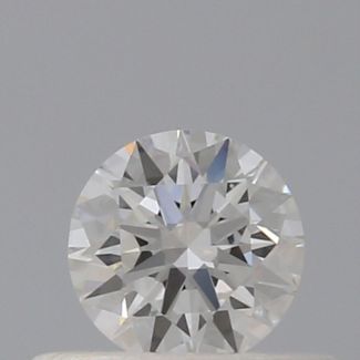 0.30 Carat Round F VVS1 EX VG GIA Natural Diamond