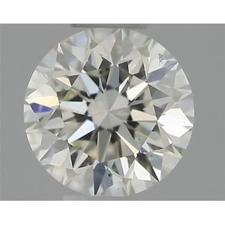 0.30 Carat Round H VS2 EX VG IGI Natural Diamond