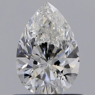 0.55 Carat Pear F SI1 - EX VG GIA Natural Diamond