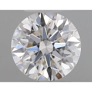 0.21 Carat Round F VVS2 EX GIA Natural Diamond