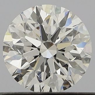 0.54 Carat Round D VVS1 EX GIA Natural Diamond