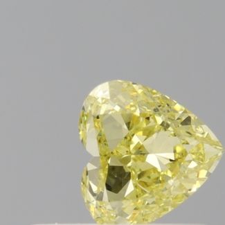 0.53 Carat Heart Fancy Yellow SI1 - EX VG GIA Natural Diamond