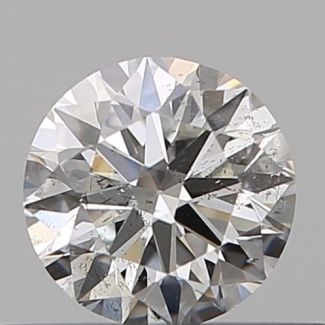 0.30 Carat Round F SI2 EX VG GIA Natural Diamond